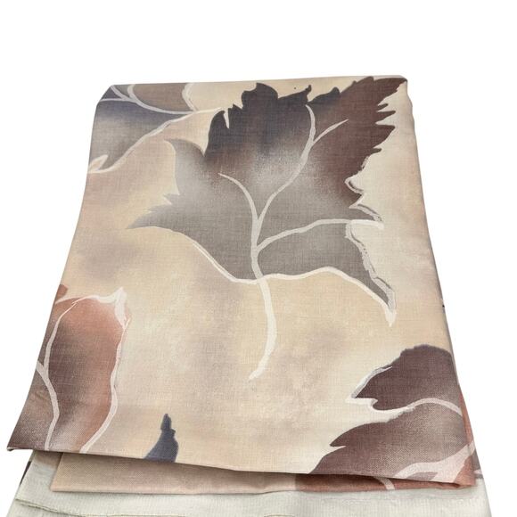 Dramatic 5th Avenue Design Fabric Screen Printed Large Floral  56" x 2.2 yards - Picture 2 of 4